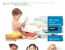 Tablet Screenshot of buildingblockslanguage.com